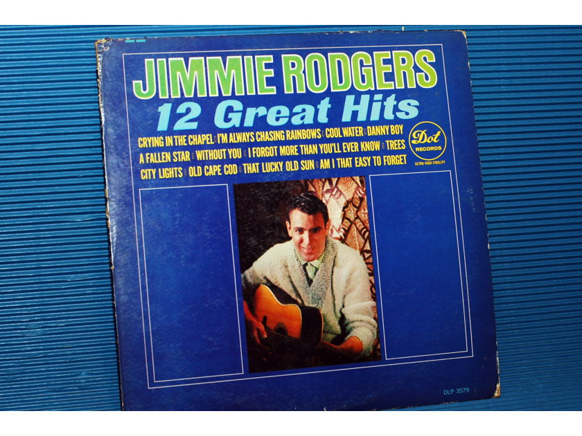 JIMMIE RODGERS   - "12 Great Hits" -  Dot Records 1964