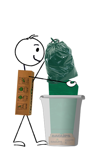 Green Trash Bags - Green Garbage Bags