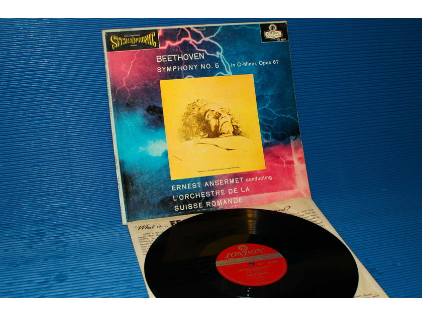 BEETHOVEN/Ansermet - - "5th Symphony" -  London 'Blue Back'  1958 1st pressing
