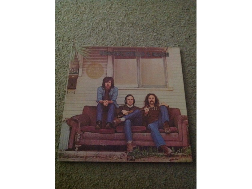 Crosby,Stills & Nash - Self Titled Couch Cover Atlantic Records With Lyric Sheet Vinyl  LP NM