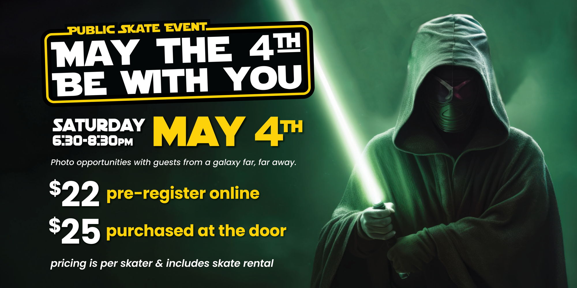 May the 4th Themed Public Skate promotional image