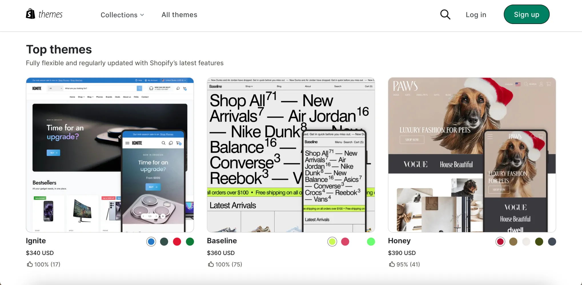 Shopify themes
