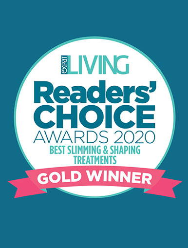 GOLD Winner for the Best Slimming & Shaping Treatments Expat Living Readers’ Choice Awards 2020