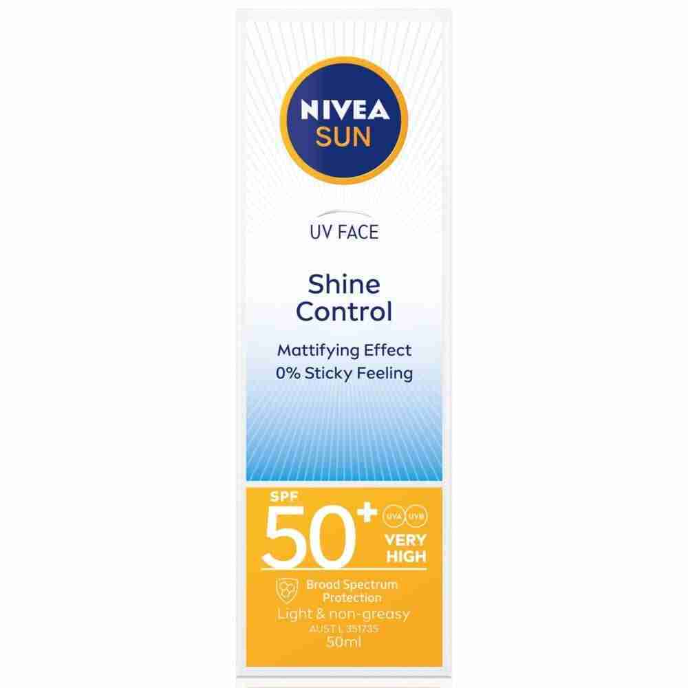 NIVEA Sun UV Face Sunscreen Shine Control SPF50 50ml