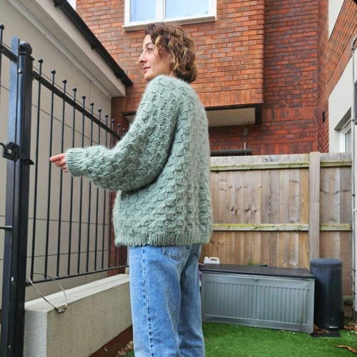 The basket weave sweater - knitting pattern