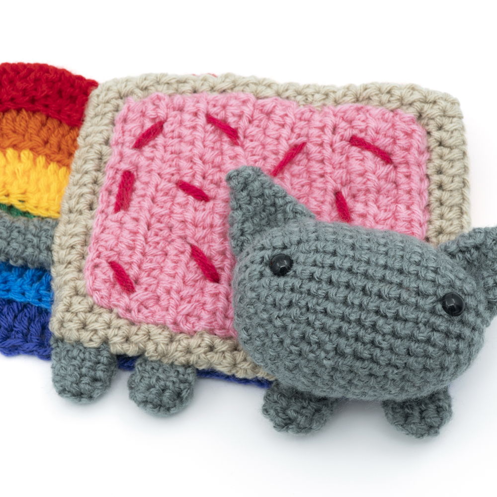 Amigurumi Nyan kattensjaal