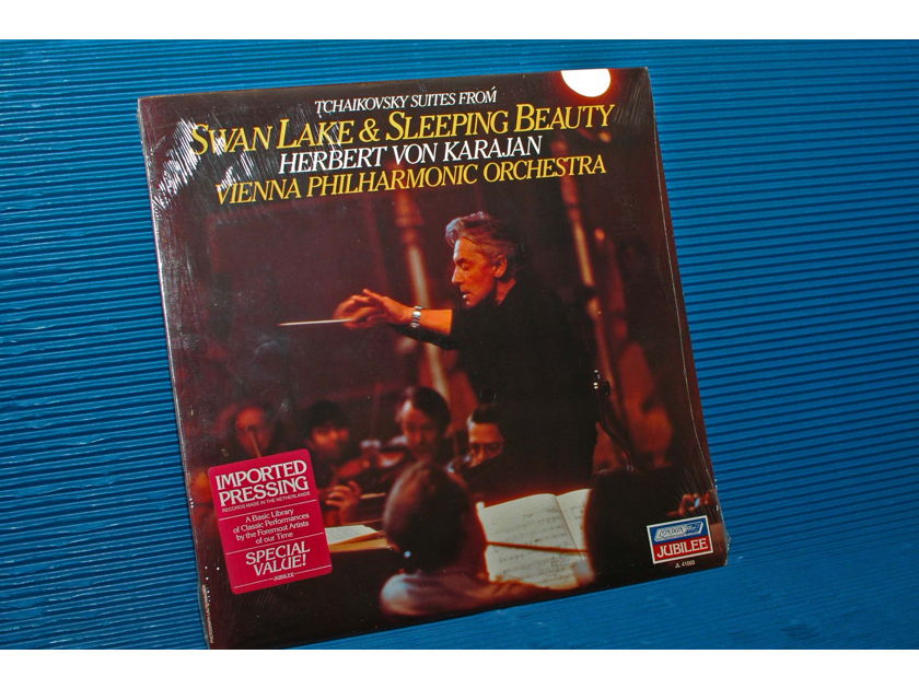 TCHAIKOVSKY / Von Karajan  - "Swan Lake & Sleeping Beauty" -  London 1981 SEALED
