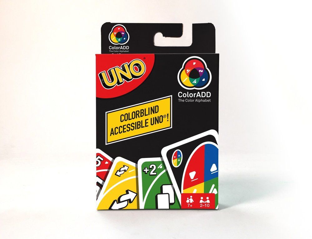 UNO Colorblind Cards Packaging