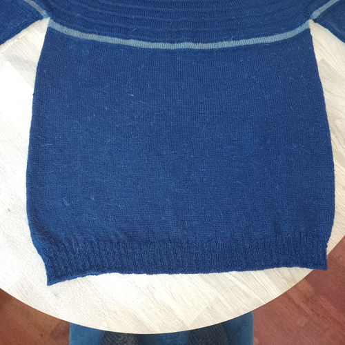 JASPER, pullover with rounded yoke for men