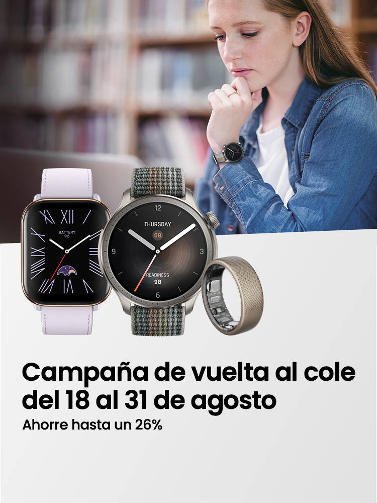 Ofertas de regreso a clases de Amazfit