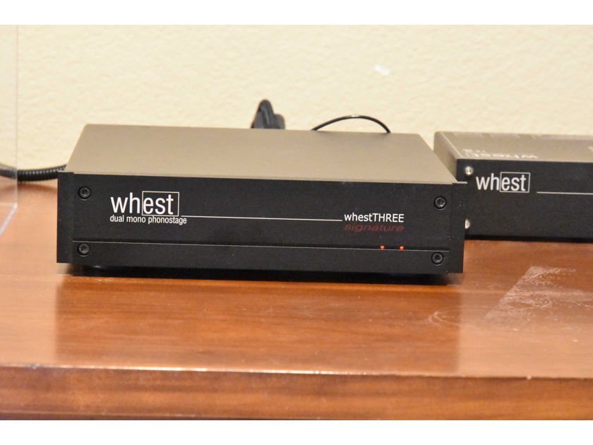 Whest Audio Three Signature Dual Mono Phonostage Phono Preamplifier Solid State