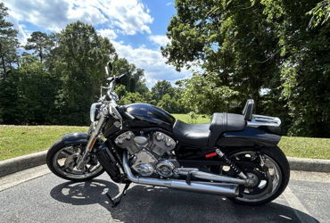 2013 HARLEY-DAVIDSON VRSCF V-ROD MUSCLE (BLACK) motorcycle for rent near Wake Forest, NC