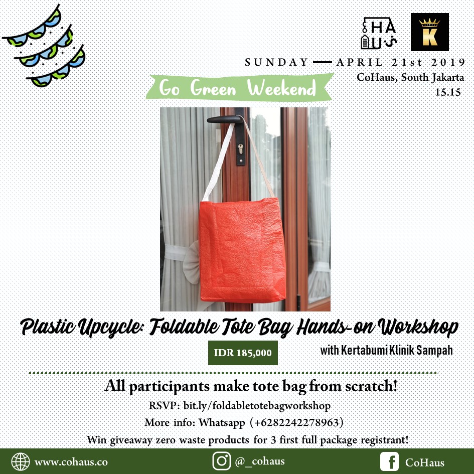 Foldable Tote Bag Workshop