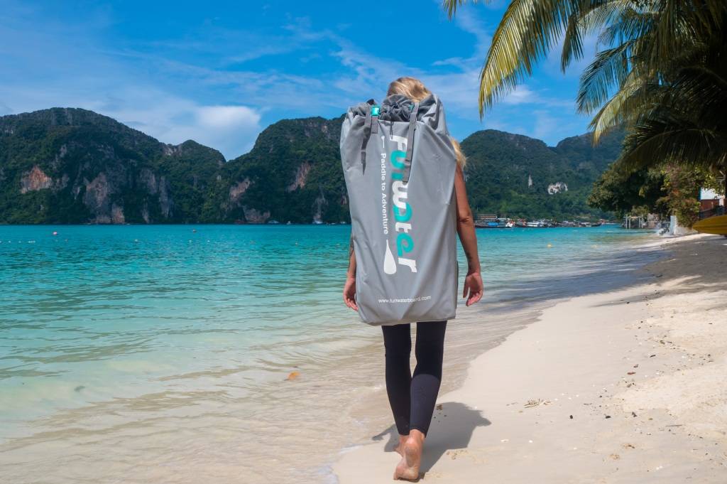 Funwater storage bag for blow up paddle boards