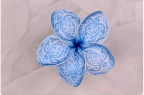 Ocean Turtle Frangipani Real Touch (6 Pack) - Realistic Artificial Flowers - Image 2