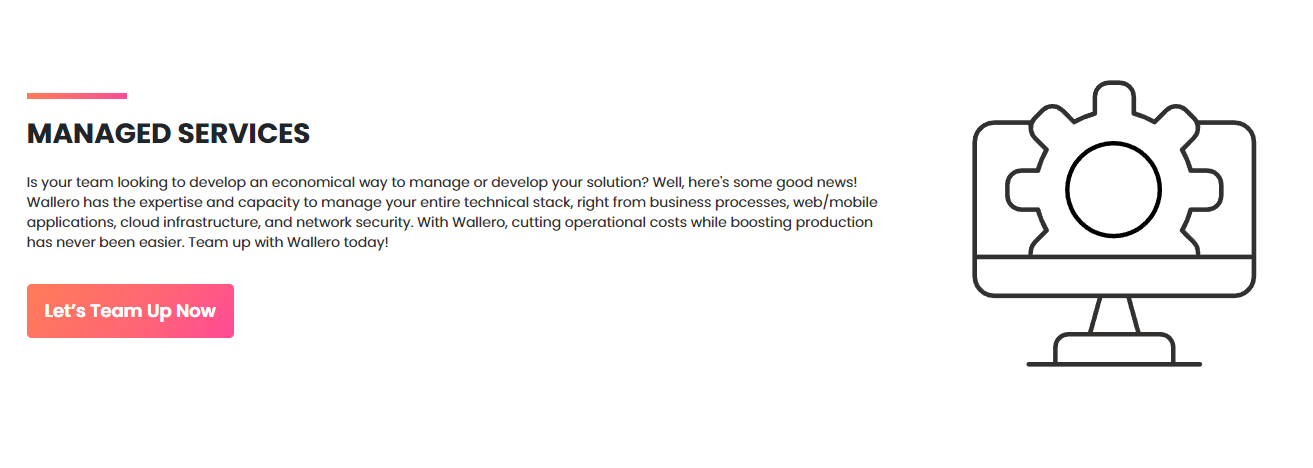 Wallero product / service