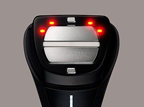 赤色LEDがケアをバックアップ