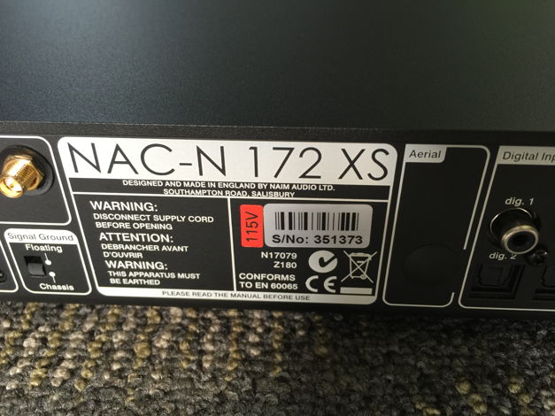 Naim Audio NAC-N 172 XS Mint one owner