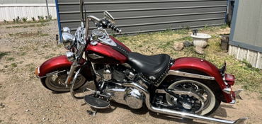 2012 HARLEY-DAVIDSON FLSTC HERITAGE SOFTAIL CLASSIC (TWO TONE) motorcycle for rent near Española, NM