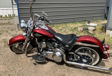 2012 HARLEY-DAVIDSON FLSTC HERITAGE SOFTAIL CLASSIC SHRINE motorcycle for rent near Española, NM