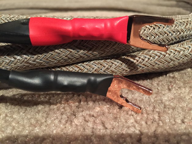 Schmitt Custom Cables 100XX 25' Bi-Wire with gold spade...