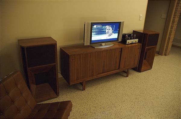 Mid-Century Two Channel Home Theater