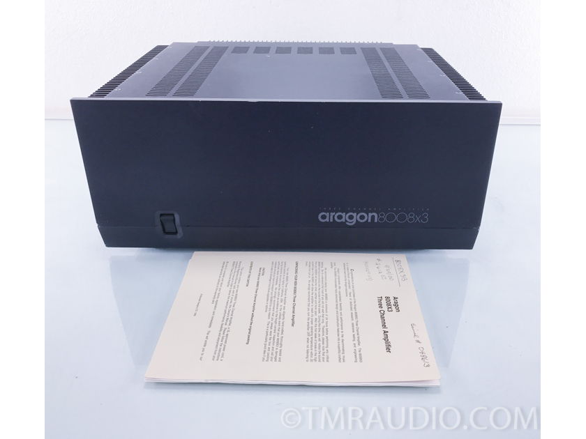 Aragon 8008x3; 3 Channel Power Amplifier (1605)