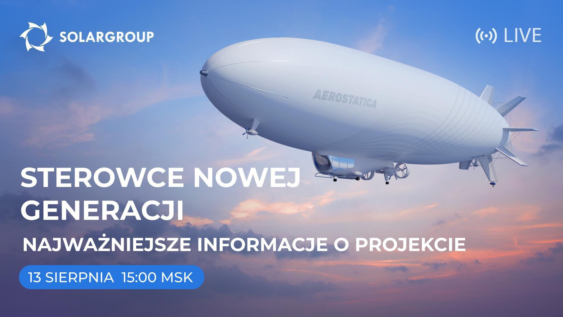 Transmisja na żywo na temat nowego projektu SOLARGROUP