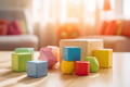 Cute Montessori blocks. 