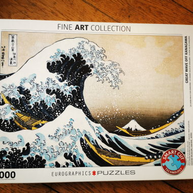Puzzle, the great wave of Kanagawa 1000pc