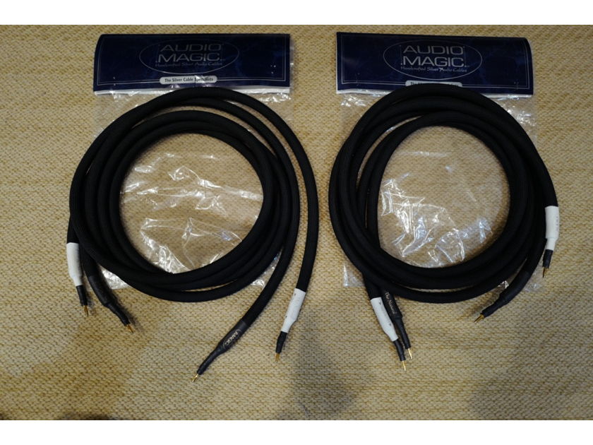 Audio Magic Cables "The Natural" 8' Speaker Cables Banana
