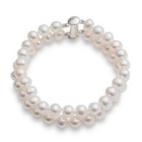 Shop freshwater cultured pearl ladies bracelets - Pobjoy Diamonds