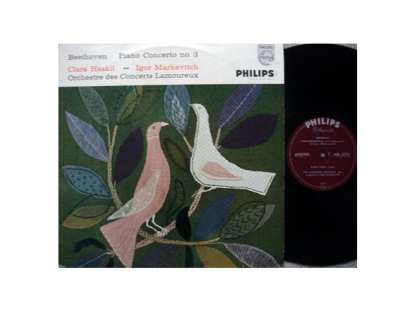 Philips UK Pressing / HASKIL-MARKEVITCH, - Mozart Piano Concerto No.3, NM!