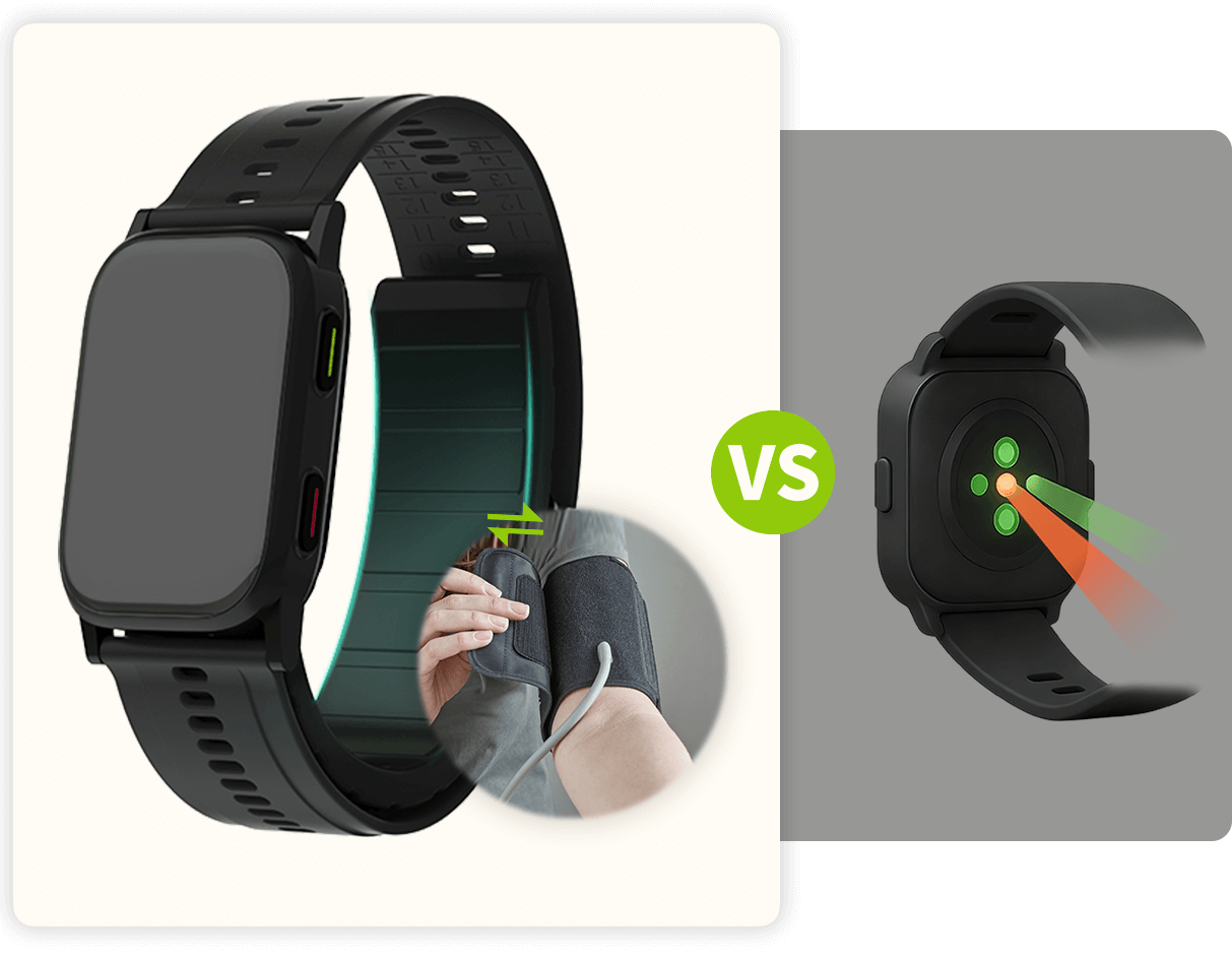 Woman using the Wellue wireless TENS therapy pods on her upper back to relieve muscle tension