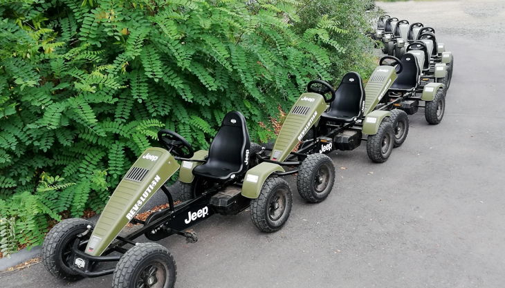 gokart spaß jeep gokarts in reihe ap