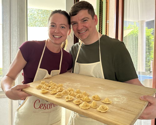 Cooking classes Peschiera del Garda: Fresh Pasta and Gelato on Lake Garda