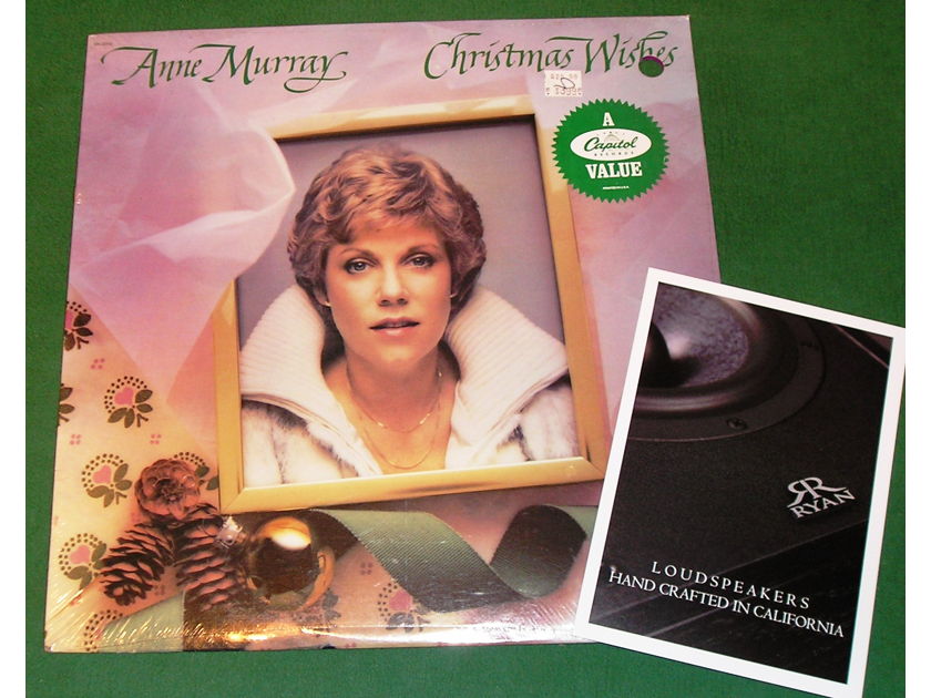 ANNE MURRAY - CHRISTMAS WISHES  - * 1981 CAPITOL RECORDS with PROMOTIONAL STICKER * NEW/SEALED