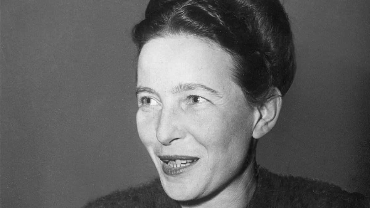 Simone De Beauvoir Simone De Beauvoir Portrait Poster Print By