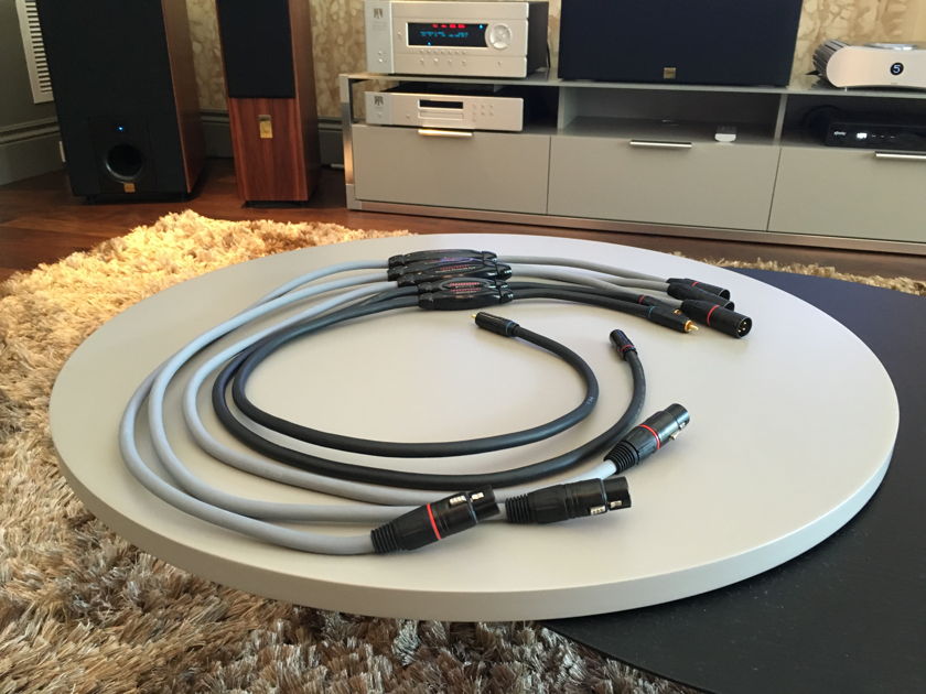 Transparent Audio MM Generation MusicLink Plus set of five interconnect cables