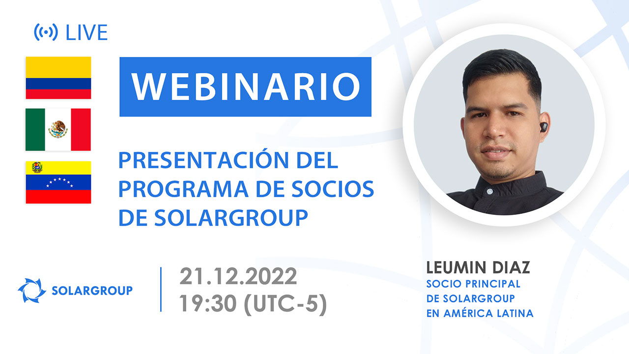 Latinoamerica. Presentación del programa de socios de SOLARGROUP