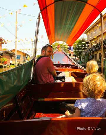 Enjoy a ride on a boat