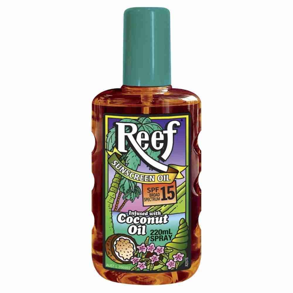 Reef Coconut Oil SPF 15+ Moisturising Oil Spray 220ml - Image 2