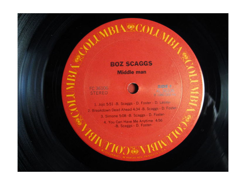 Boz Scaggs - Middle Man - 1980 Columbia FC 36106