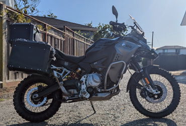 2022 BMW F 850 GS "BLACK STORM METALLIC" motorcycle for rent near Millbrae, CA