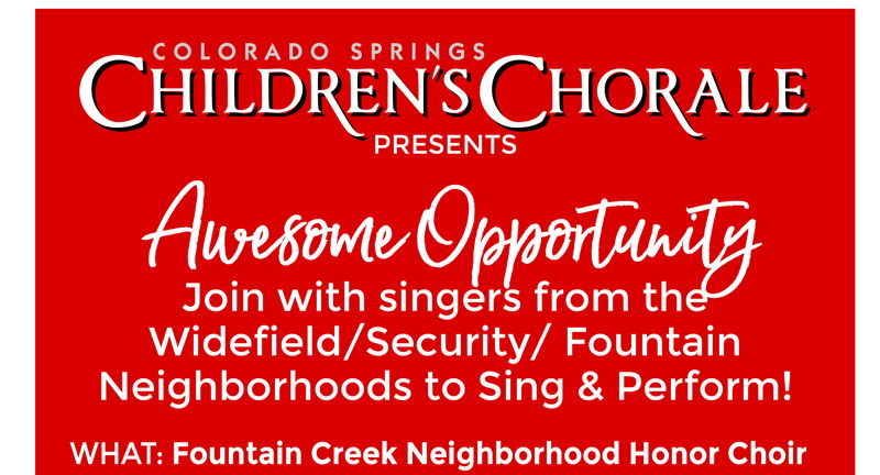 Fountain Creek Neighborhood Honor Choir