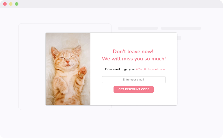 exit intent popup shopify 