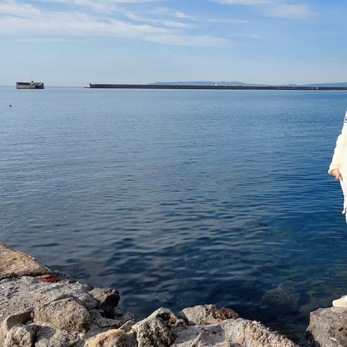 AUTUMN MOSAIC SWEATER. Top-down, round yoke seamless crochet pattern