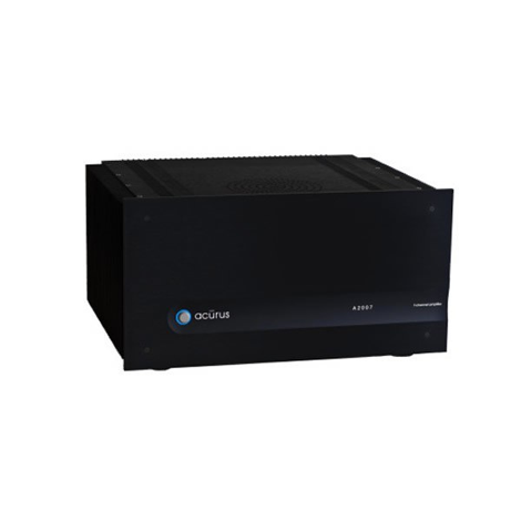 Acurus A2007 7 Channel Power Amplifier Black (New / Old...