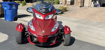 2016 CAN-AM SPYDER RT LIMITED motorcycle for rent near Queen Creek, AZ