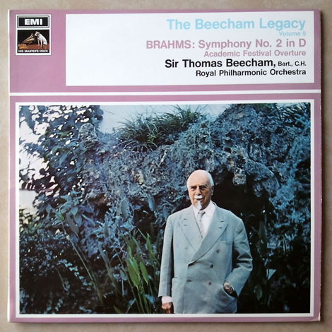 EMI HMV | BEECHAM /  - BRAHMS Symphony No. 2, Academic ...